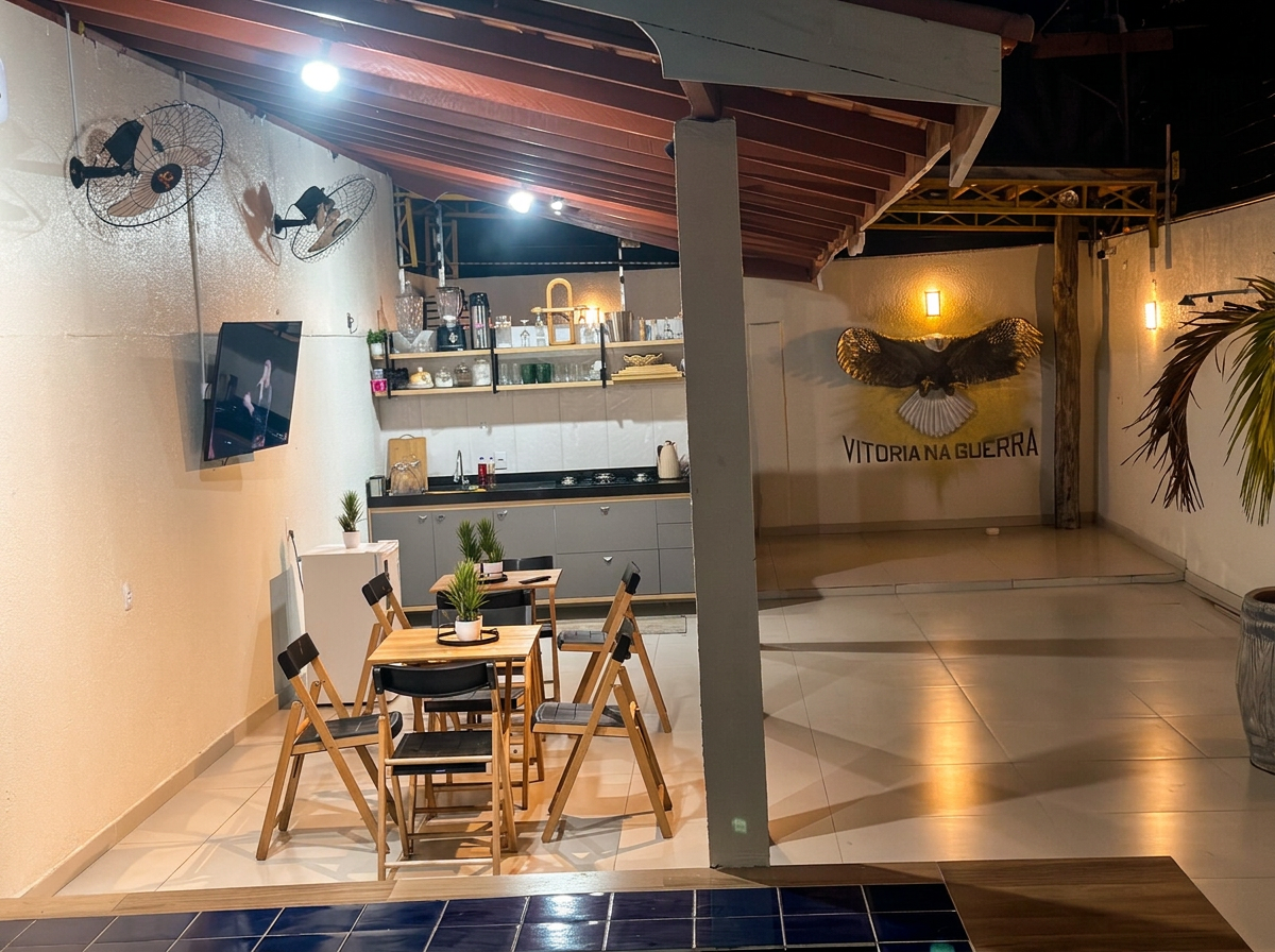 Cozinha gourmet da Suíte do Boto